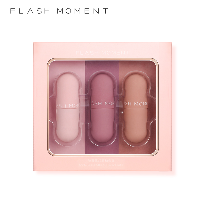 Long-Lasting Moisturizing Non-Stick Cup Mini Capsule Matte Lip Glaze
