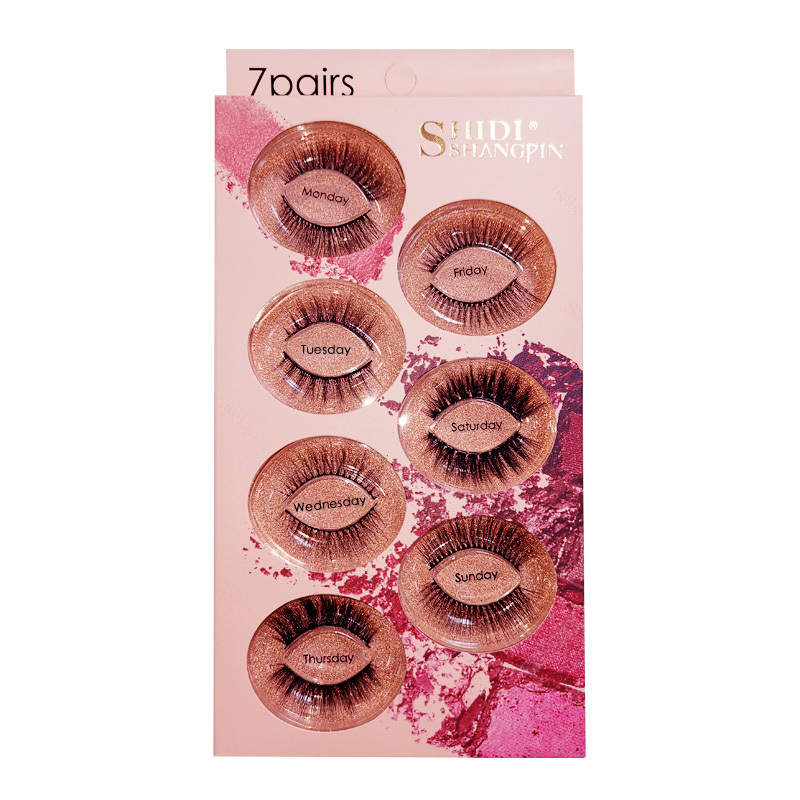 Black Cotton Band Private Label Mink Fur Fake Eyelashes