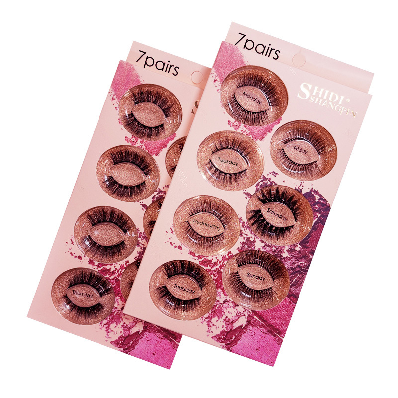 Black Cotton Band Private Label Mink Fur Fake Eyelashes