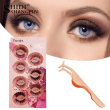 With tweezers