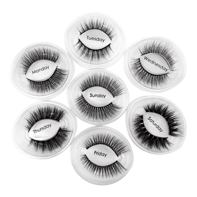 Black Cotton Band Private Label Mink Fur Fake Eyelashes