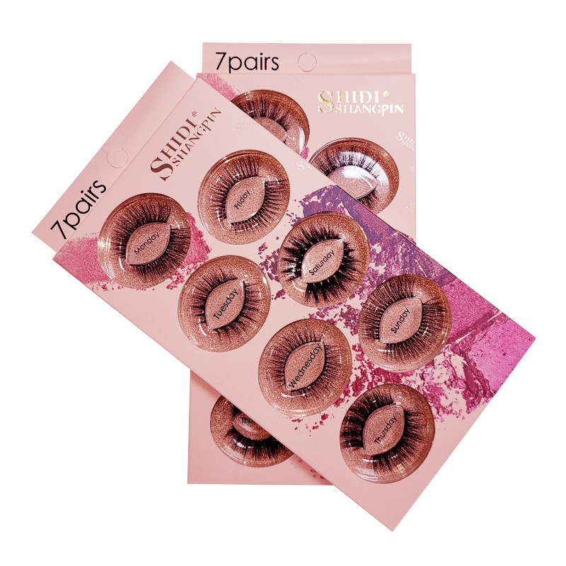 Black Cotton Band Private Label Mink Fur Fake Eyelashes
