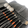 High Quality Professional Horse Hair Face Makeup Brush Set Private Label