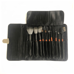 High Quality Professional Horse Hair Face Makeup Brush Set Private Label