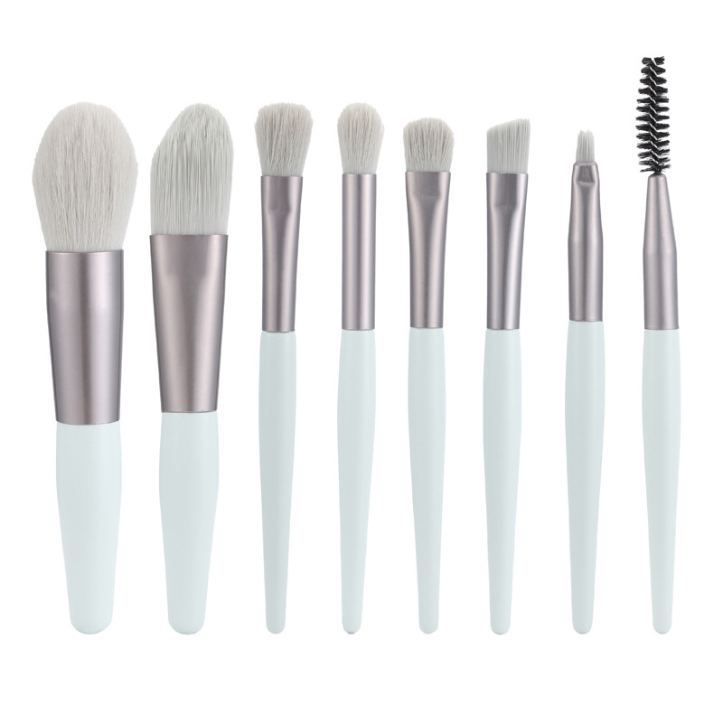 Cheap travel size pink cosmetic women makeup brush set  mini makeup brush set