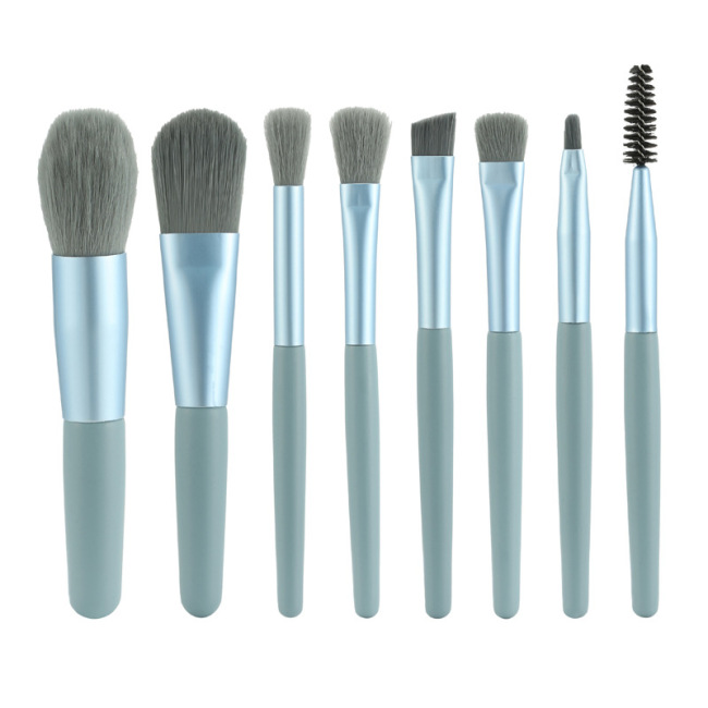 Cheap travel size pink cosmetic women makeup brush set  mini makeup brush set