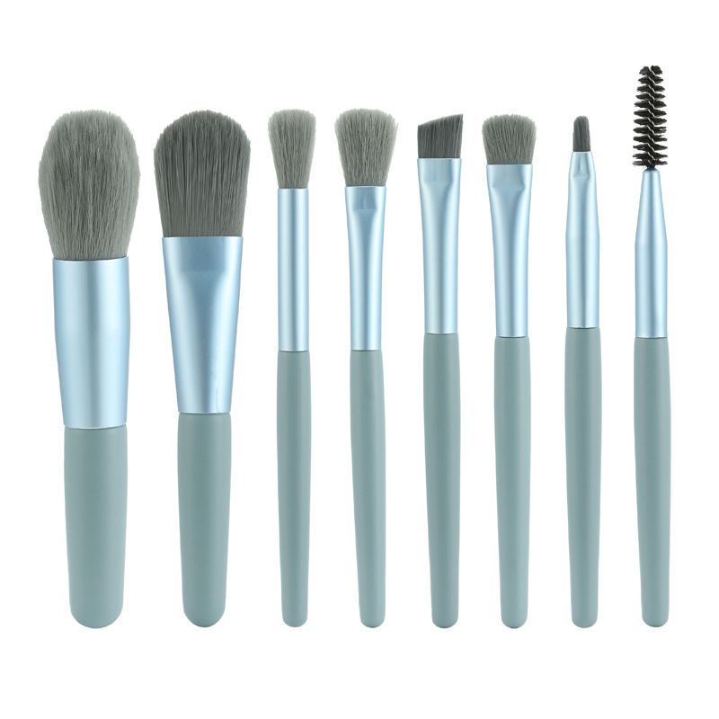Cheap travel size pink cosmetic women makeup brush set  mini makeup brush set