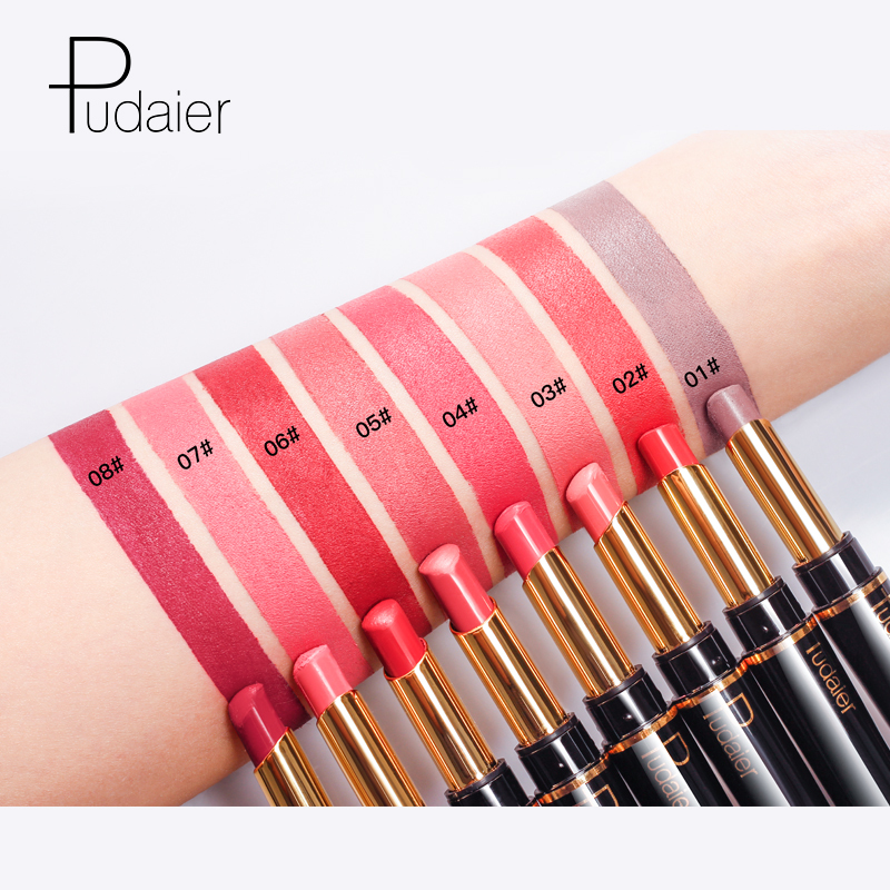 Double Use Moist Color Natural Ingredients Nutritious Lip Stick Lip Pencil