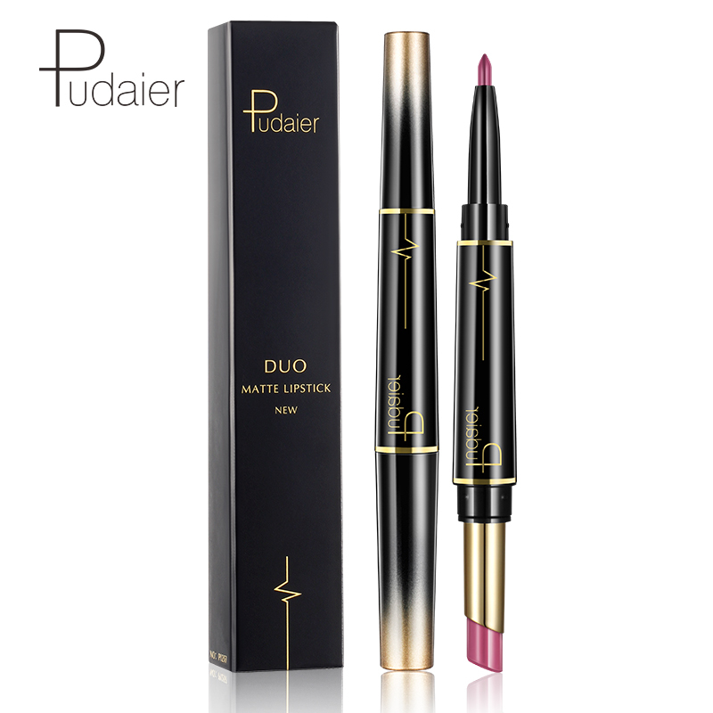 Double Use Moist Color Natural Ingredients Nutritious Lip Stick Lip Pencil
