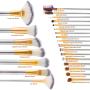 Professional High Quality Gold 24 Brush Makeup Brush Private Label Makeup Brush Set