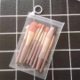 8 pieces Custom min makeup brush set pink natural makeup brushes set