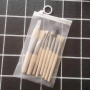 8 pieces Custom min makeup brush set pink natural makeup brushes set