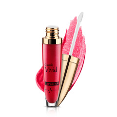 High Quality Non-Stick Cup Pretty Velvet Private Label Custom Glitter Lip Gloss