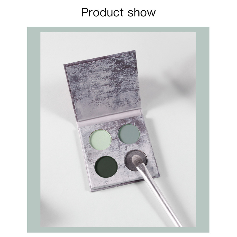 Four Color Cosmetics Waterproof Custom Private Label Eyeshadow Palette