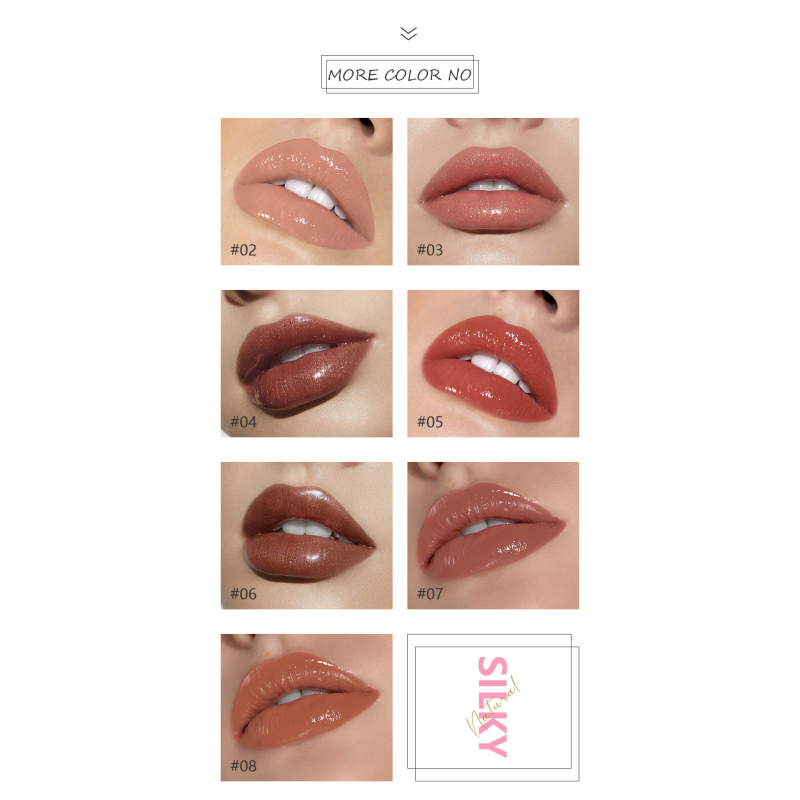 8 Pcs  Per Set Matte Waterproof Lip Gloss Beauty Lips Liquid Lipstick