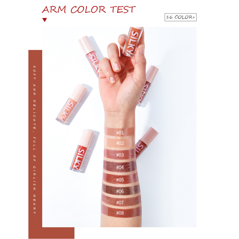 8 Pcs  Per Set Matte Waterproof Lip Gloss Beauty Lips Liquid Lipstick