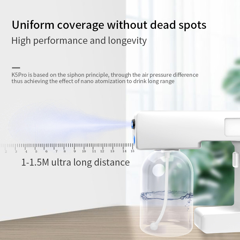 Mist Handheld Rechargeable Blue Light Disinfection Spray Gun