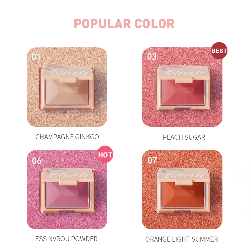 Delicate Smooth Enhance Complexion Matte Custom Makeup Private Label Blush