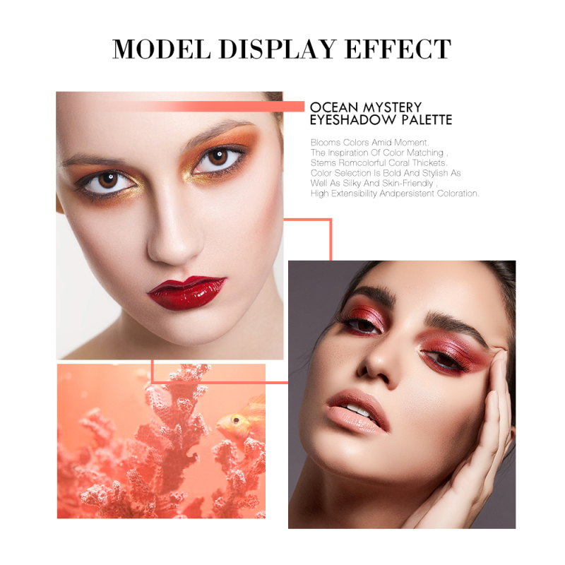 Wholesale Private Label Shining Glitter Eye Shadow Palette
