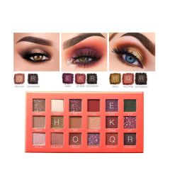 Wholesale Private Label Shining Glitter Eye Shadow Palette