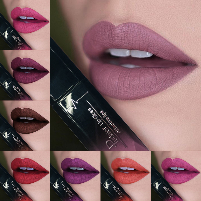 Private Label 21Colors Waterproof Matte Cosmetic Makeup Waterproof Lip Gloss