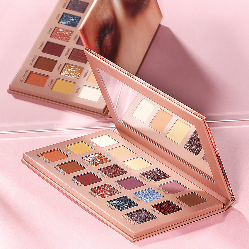 Craft Dry Pigment Loose Metallic Eye 18 Colors Makeup Cheap Eyeshadow Palette