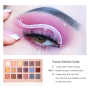 Craft Dry Pigment Loose Metallic Eye 18 Colors Makeup Cheap Eyeshadow Palette