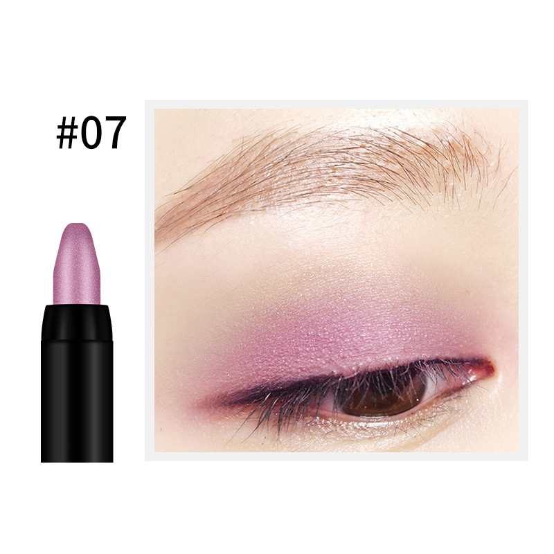 16Colors Glitter Long Lasting Waterproof Highlight Colorful Makeup Eyeshadow Pencil