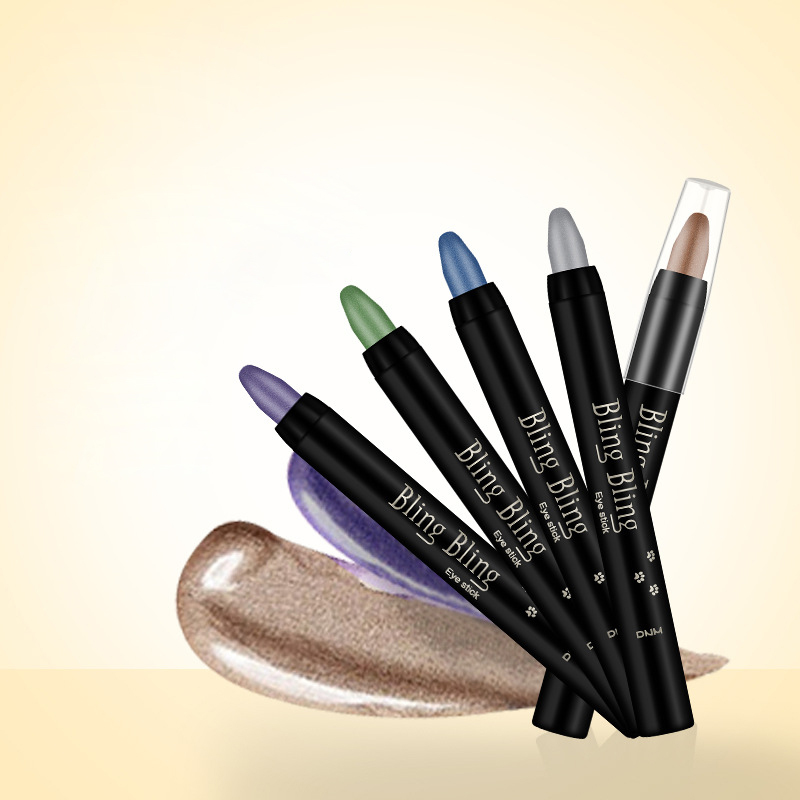 16Colors Glitter Long Lasting Waterproof Highlight Colorful Makeup Eyeshadow Pencil