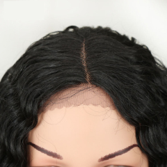 Wholesale Deep Wave HD  Wigs Human Hair Lace Front Peruvian Virgin Hair  Lace Front Wigs for Black Women