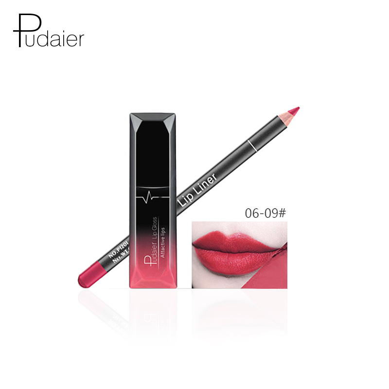 Custom Makeup Custom Matte Private Label Lipliner And Lipstick Set