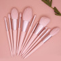 Hot Selling Professional New Arrival 11Pcs Natural Unique Vegan private label face brushes
