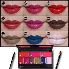 Wholesale Custom High Pigment Private Label Makeup 9 Colors Lip Cream Matte Lipstick Palette