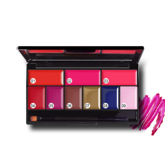 Wholesale Custom High Pigment Private Label Makeup 9 Colors Lip Cream Matte Lipstick Palette
