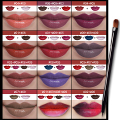Wholesale Custom High Pigment Private Label Makeup 9 Colors Lip Cream Matte Lipstick Palette