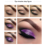 Low Moq Lady's Eyes Beauty Liquid Makeup Cosmetic Eyeshadow Palette