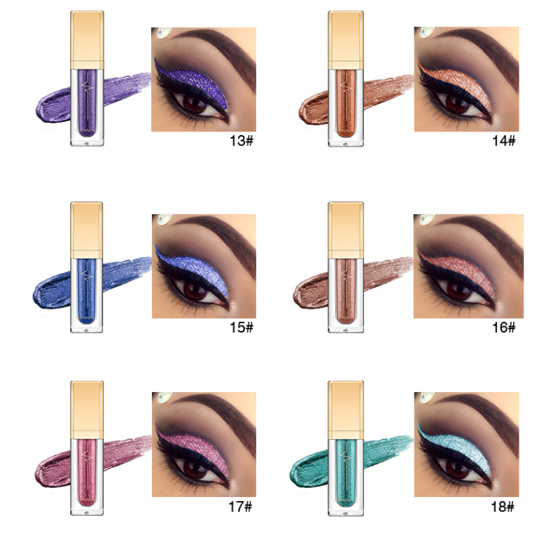 Low Moq Lady's Eyes Beauty Liquid Makeup Cosmetic Eyeshadow Palette