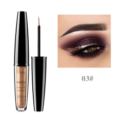 16 Colors Luxury Custom Private Label Glitter Waterproof Long Lasting Liquid Colored Eyeliner