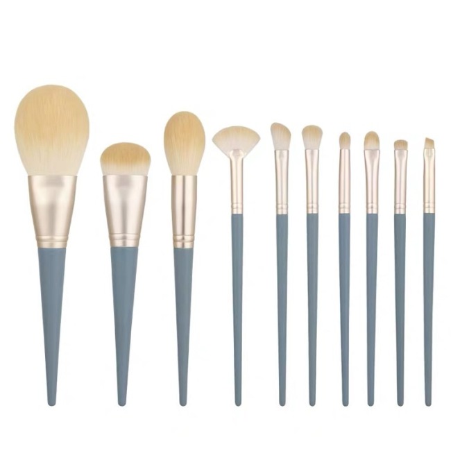 Cosmetic Private Label Professional Custom Luxury Gold Makeup Brushes Set