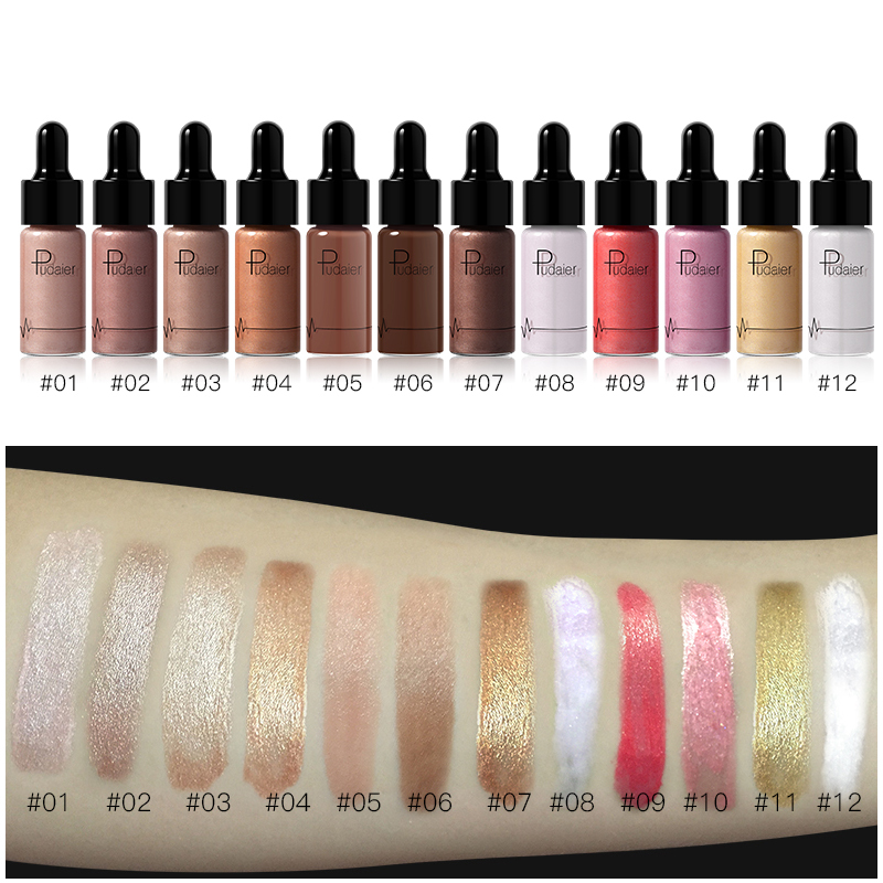 High Gloss Face Highlight 3D Stereo Cosmetics Lasting Brightening Liquid Foundation