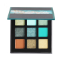9 Colors Waterproof Shimmer Pigmented Pressed Glitter Powder Square Eyeshadow Palette