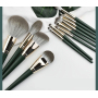 Cheap Professional 14 pcs Custom High Quality Unique makeup brush set with quilt bag