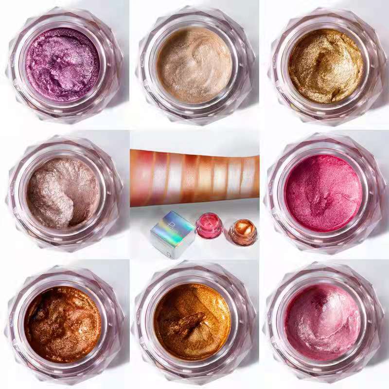Face Body Beauty Makeup Organic Highlighter Powder Shimmer GlitterJelly Gel Mermaid Eyeshadow