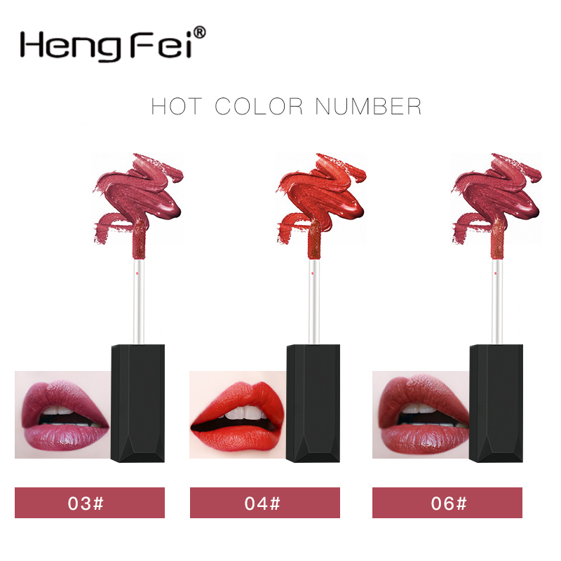 Custom 6 Colors Velvet Matte Waterproof Wholesale Lip Gloss