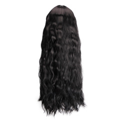 Wholesale Deep Wave Lace Frontal Curly synthetic hair wigs for black women