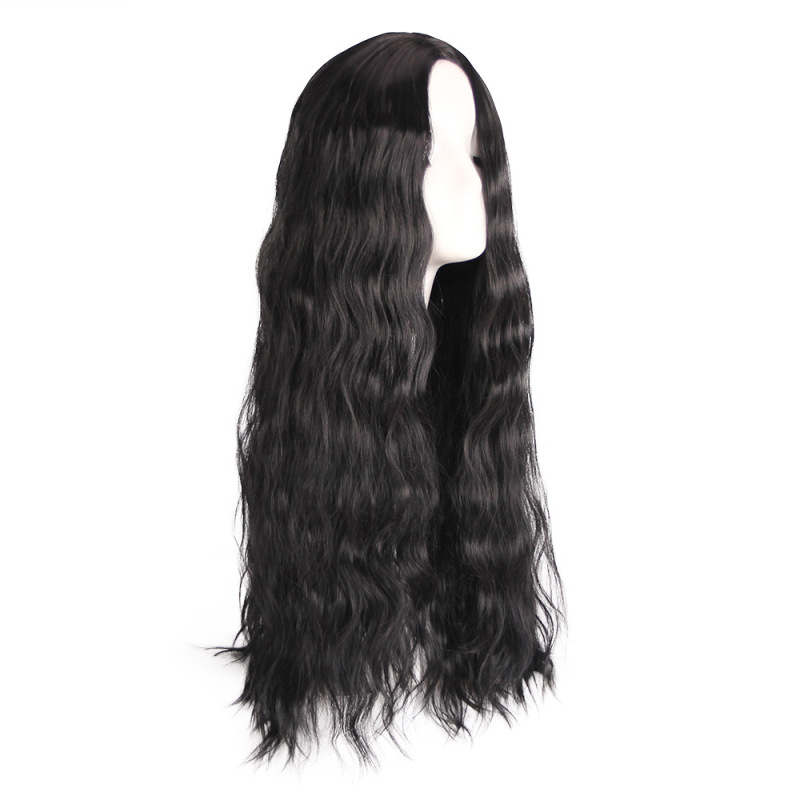 Wholesale Deep Wave Lace Frontal Curly synthetic hair wigs for black women