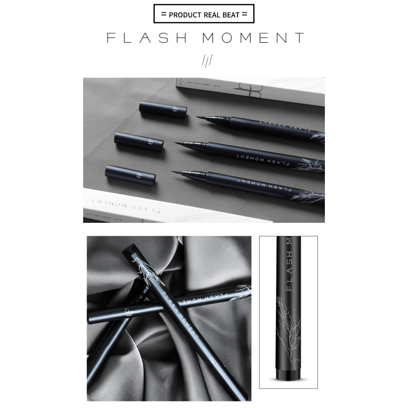 Smooth Cool Black Custom Long Lasting Waterproof Eyeliner Pencil