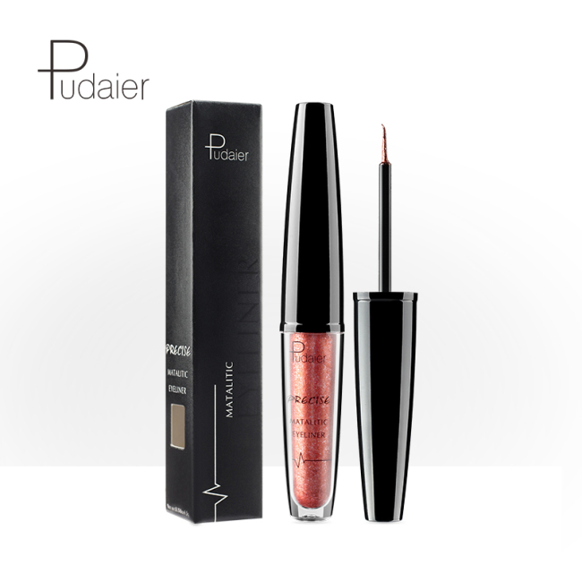 Custom Private Label Glitter eyeliner Long lasting liquid coloured eyeliner