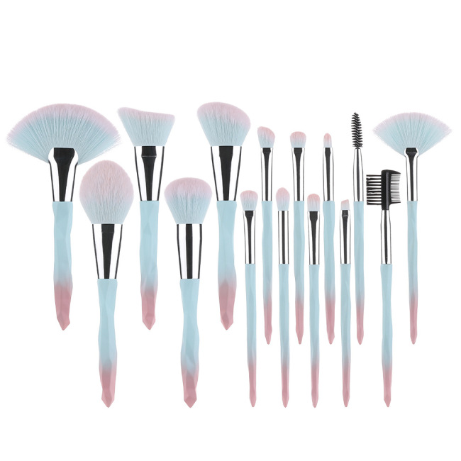 Wholesale 15 Pcs Premium Synthetic Luxury professional Vegan OEM Makeup Brush