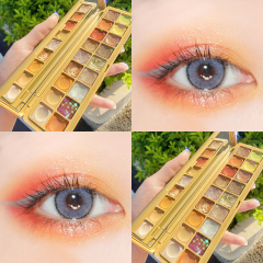 Custom Professional Long Lasting 18 Colors Glitter Makeup Eye Shadow